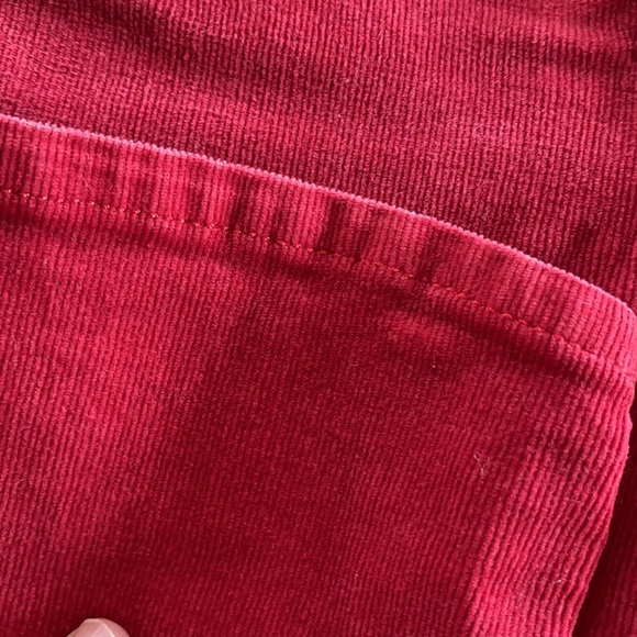 Lucky Brand Corduroy Size 6/28 Brick Red Skinny Jeans w MEASUREMENTS - Picture 9 of 10
